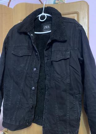 Джинсовая куртка мужская зимняя2 фото