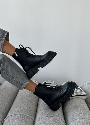 Шкіряні жіночі черевики ботінки із натуральної шкіри4 фото