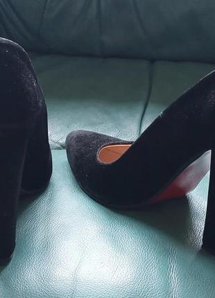 Туфли женские черные лодочка 36 размер2 фото