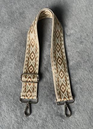 Текстильний широкий ремінь для сумки, італія, кольори в асортименті1 фото
