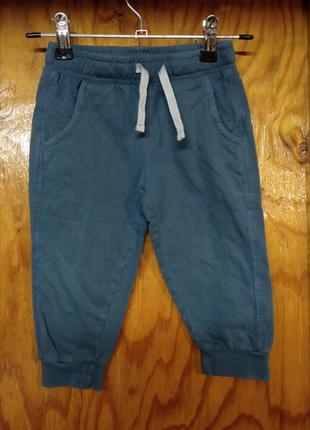 Трикотажные брюки утепленные manor baby 12-18m/86