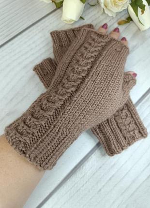 Митенки (перчатки без пальцев)