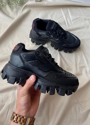 Кросівки prada cloudbust ‘black’