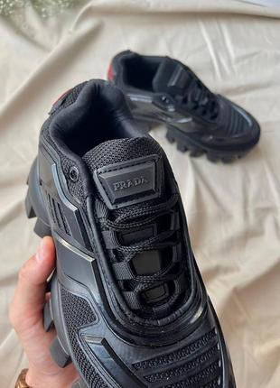 Кроссовки prada cloudbust ‘black’5 фото