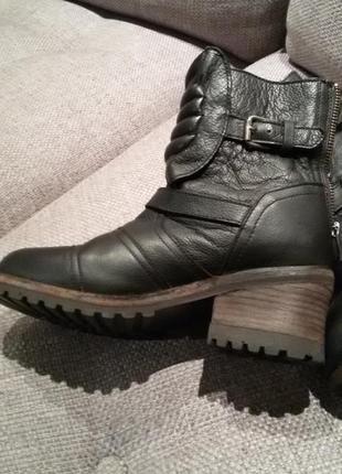 Крутые кожаные ботинки современного итальянского бренда ash,39,5 размер(25,5 см)9 фото