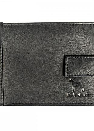 Кошелек кожаный мужской ridgeback jbnc 34 black (черный)