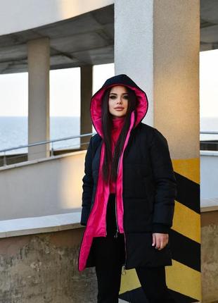 Жіноча зимова тепла балонова куртка,женская зимняя тёплая балоновая куртка,пальто стьобане8 фото