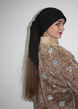 Шапка для длинных волос