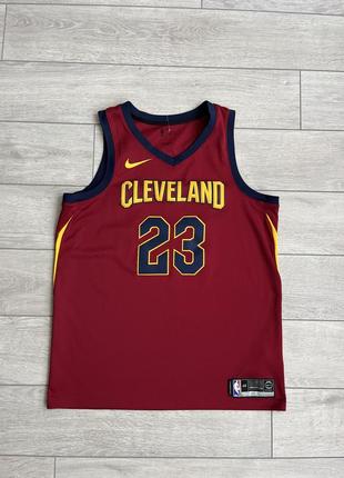 Баскетбольная майка nike cleveland cavaliers lebron james nba jersey