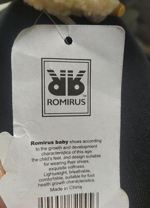 Детские угги (бурочки, пинетки) romirus baby, 0-6месяц8 фото