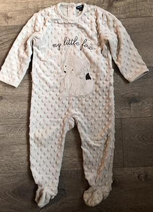 Чоловічок боді теплий 86