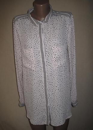 Блуза в горошок warehouse р-р16
