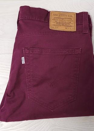 Джинсы levis premium lot 512 34/32 ( сост нового )