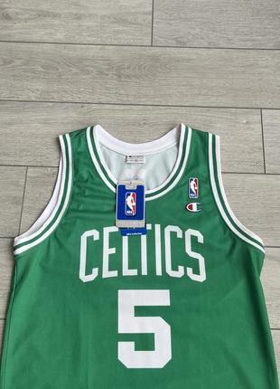 Баскетбольна майка boston celtics garnett champion jersey3 фото