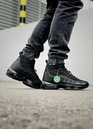 Зимові черевики чоловічі nike sneakerboot 95 air max7 фото