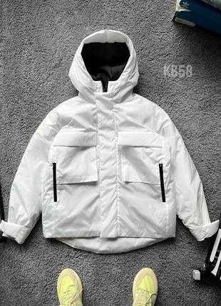 Куртка базовая белая
