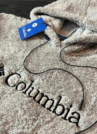 Тёплый серый худи с капюшоном columbia ткань мышка теплый мягкий серый худи columbia2 фото