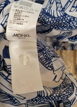 Блузка з оригінальним малюнком шведського monki.3 фото