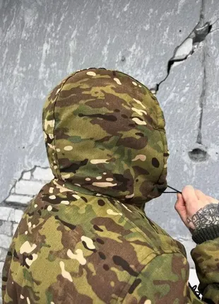 Армейская зимняя куртка logos-tac мультикам , военная зимняя куртка мультикам водооталкивающий9 фото