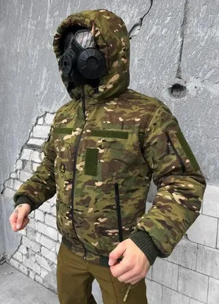 Армейская зимняя куртка logos-tac мультикам , военная зимняя куртка мультикам водооталкивающий2 фото