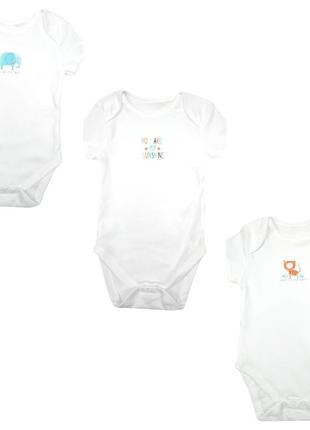 Белые боди для малышей, primark baby1 фото