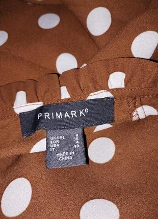 Блуза рубашка в горох primark8 фото