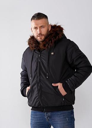 Мужская зимняя куртка енот(46-56)