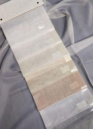 Тюль бамбук funda. однотонная матовая тюль. ткань для тюля разные цвета2 фото