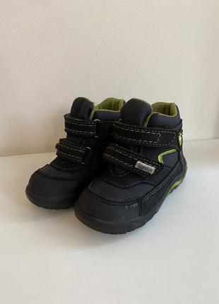 Кожаные термоботинки для мальчика 2