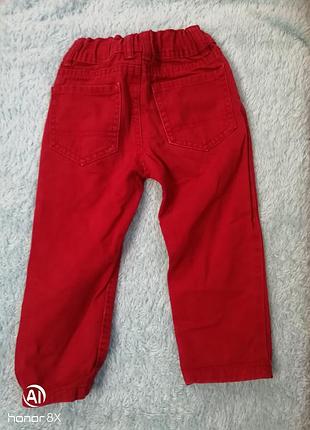 Штани червоні 3