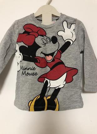 Реглан свитшот на девочку minnie mickey mouse /микки маус5 фото