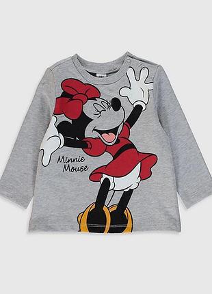 Реглан свитшот на девочку minnie mickey mouse /микки маус