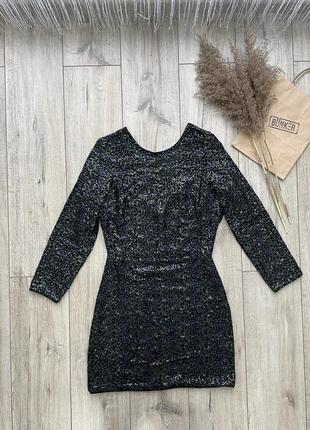 Новогоднее платье в пайетки h&amp;m