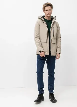 Куртка jack &amp;jones kaiser parka begie2 фото