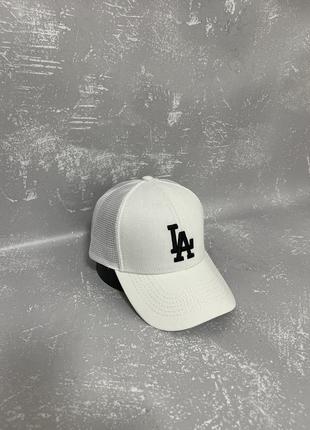 Біла кепка з сіткою los angeles (la)3 фото