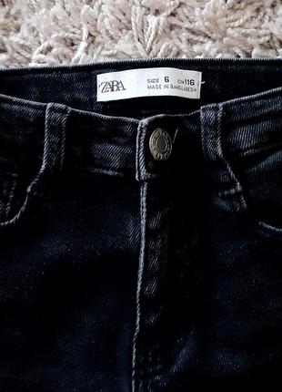 Стильные джинсы zara 110-116 размера.4 фото