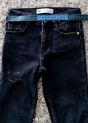 Стильные джинсы zara 110-116 размера.8 фото