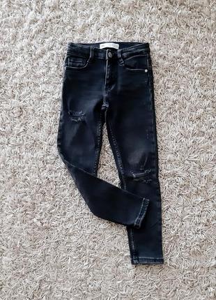 Стильные джинсы zara 110-116 размера.1 фото