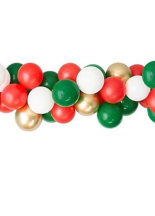 Облачко новогоднее из воздушных шариков