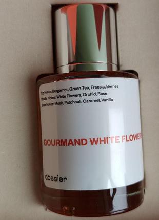 Парфюмированная вода женская dossier gourmand white flowers вдохновлена flowerbomb viktor &amp; rolf