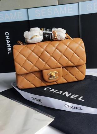 Руда теракотова сумка клатч стьобана