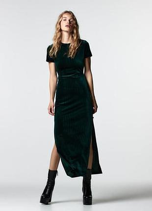Сукня велюрова zara.