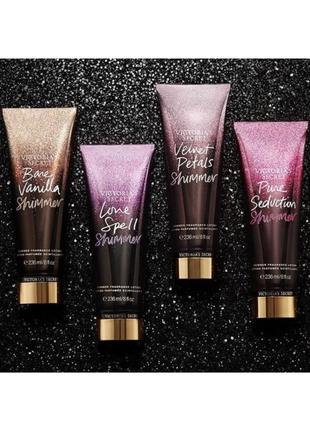 Парфюмированный лосьон для тела с шиммером victoria's secret shimmer виктория сикрет оригинал5 фото