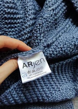 Шапка + хомут ( комплект) цвет джинс❄️