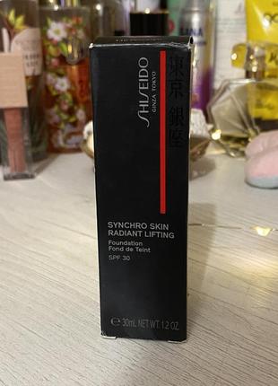 Shiseido synchro skin radiant lifting foundation spf30