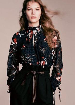 Massimo dutti блуза шелк вискоза