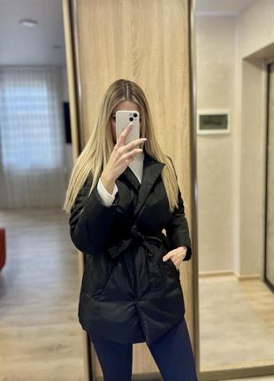 Черная куртка демисезонная 🖤