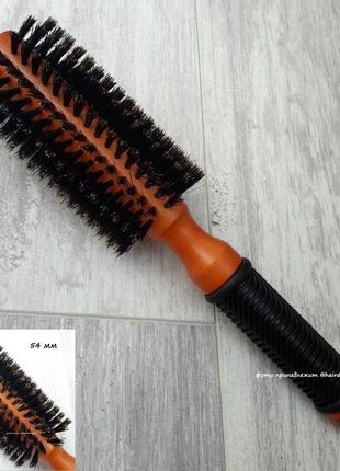 Брашинг для волосся sibel з натуральною щетиною 54/22 мм1 фото