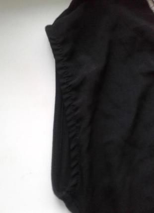 Блуза ,топ черный с вышивкой бисером и пайетками на груди ,без рукавов orsay турция5 фото