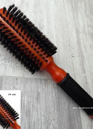 Брашинг для волосся sibel з натуральною щетиною 72/32 мм1 фото